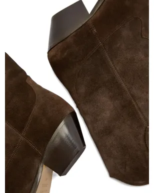MARANT ÉTOILE DUERTO スエード カウボーイブーツ ブラウン - サムネイル3