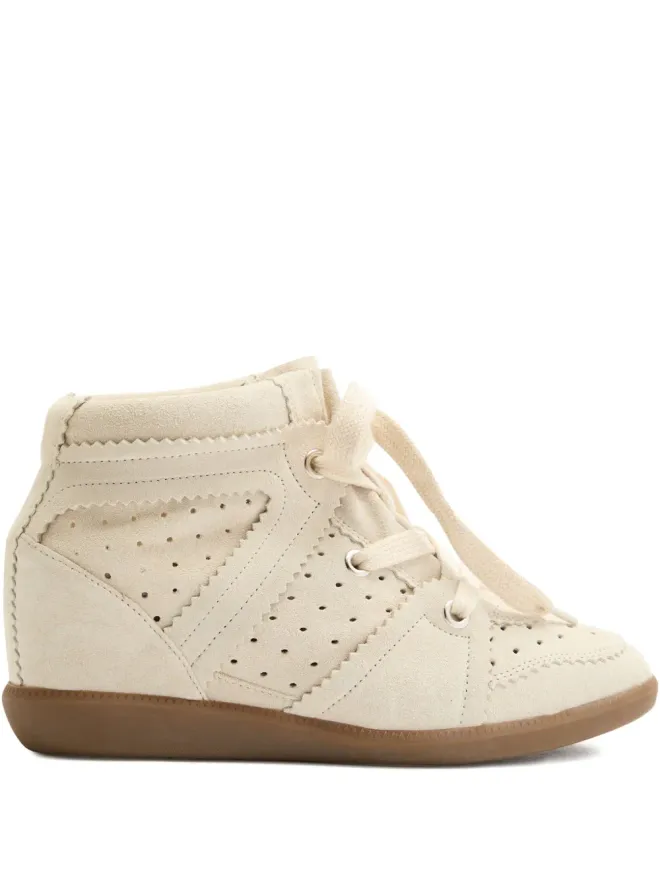 MARANT ÉTOILE MARANT ÉTOILE ボビー・パーフォレーテッド・スカラップエッジ・スニーカーの商品画像