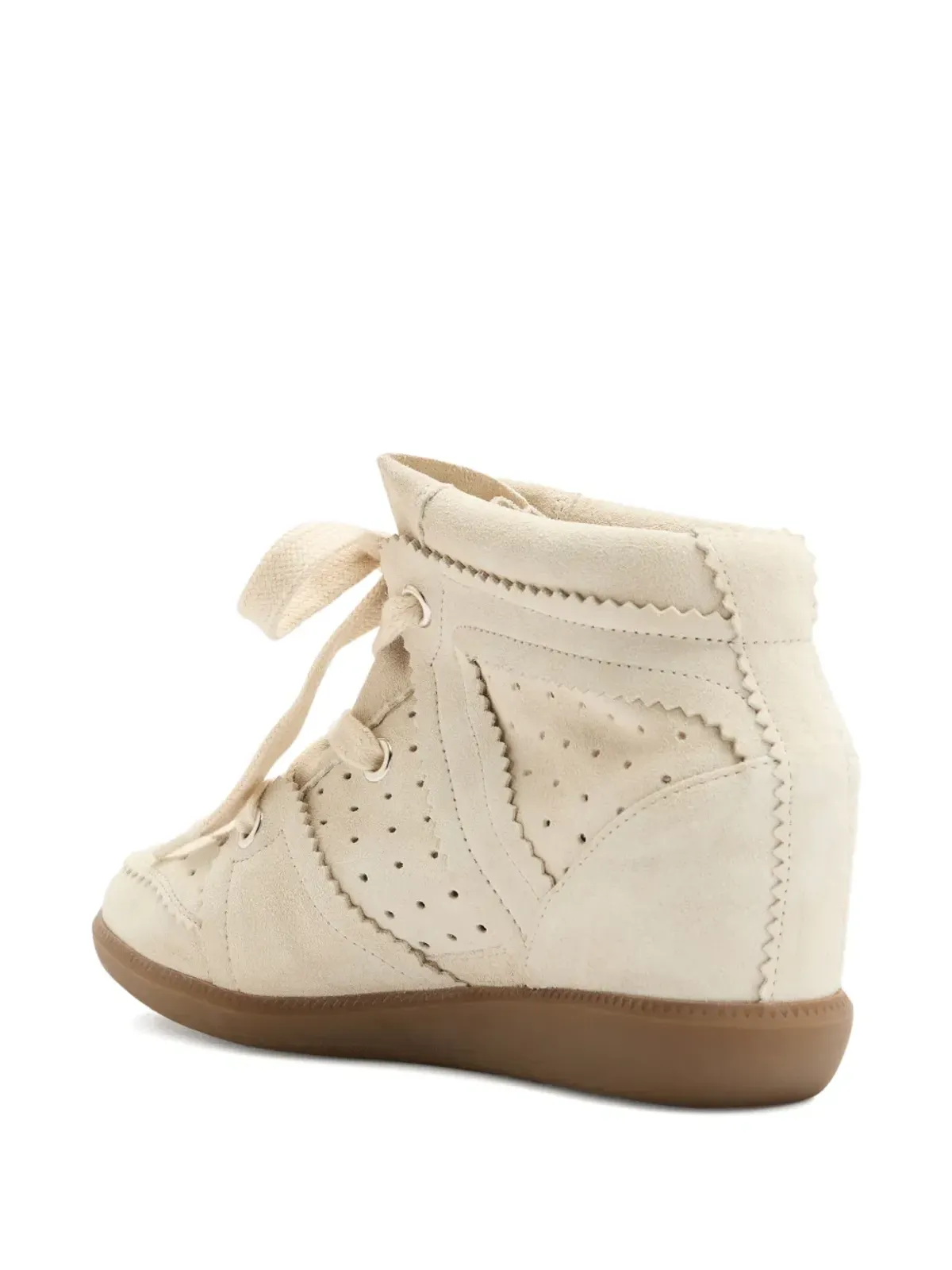 MARANT ÉTOILE ボビー・パーフォレーテッド・スカラップエッジ・スニーカー - 画像2
