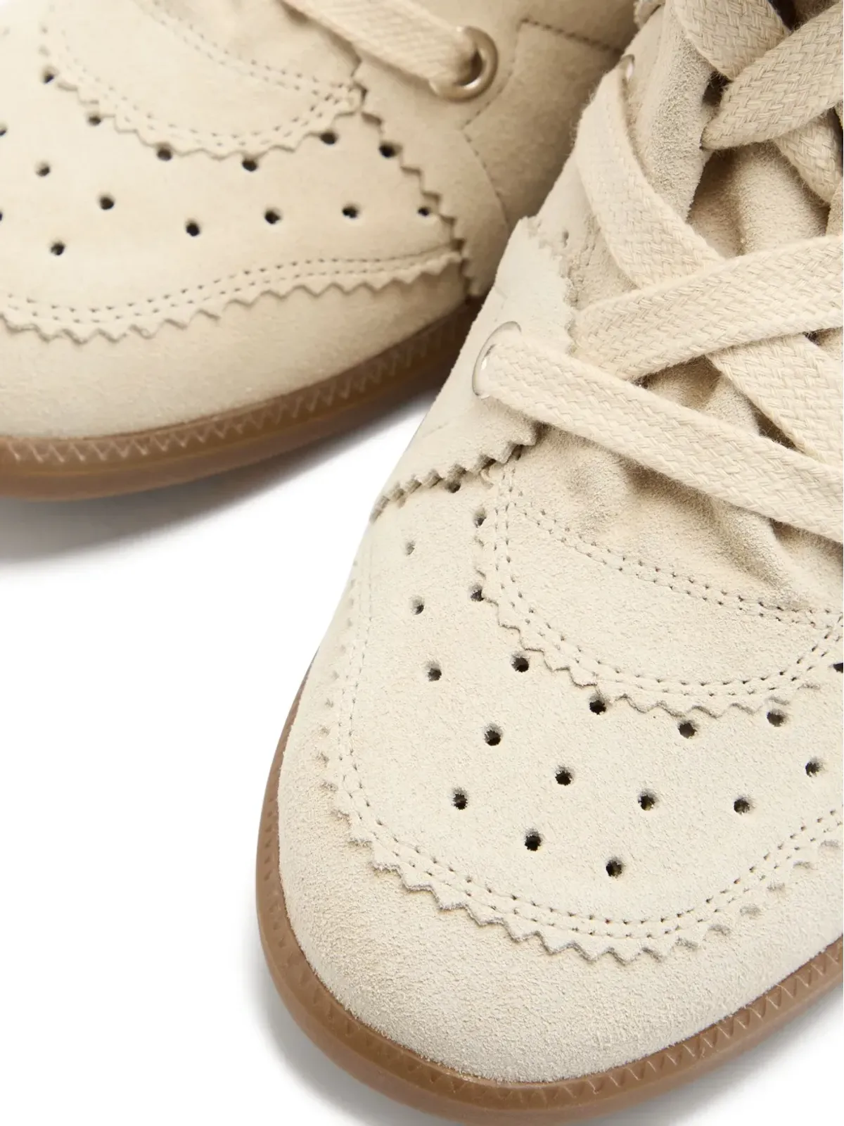 MARANT ÉTOILE ボビー・パーフォレーテッド・スカラップエッジ・スニーカー - 画像3