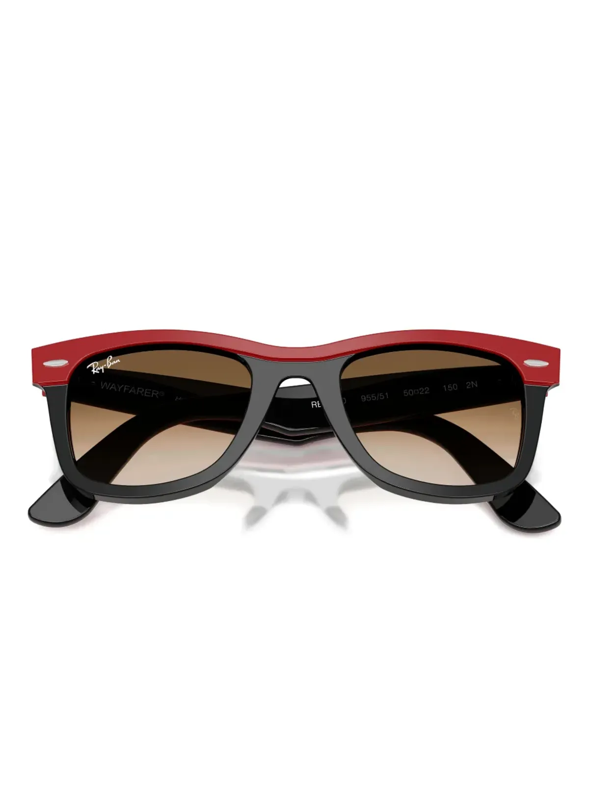 Ray-Ban リムディテール スクエアフレーム サングラス - ブラック - 画像5