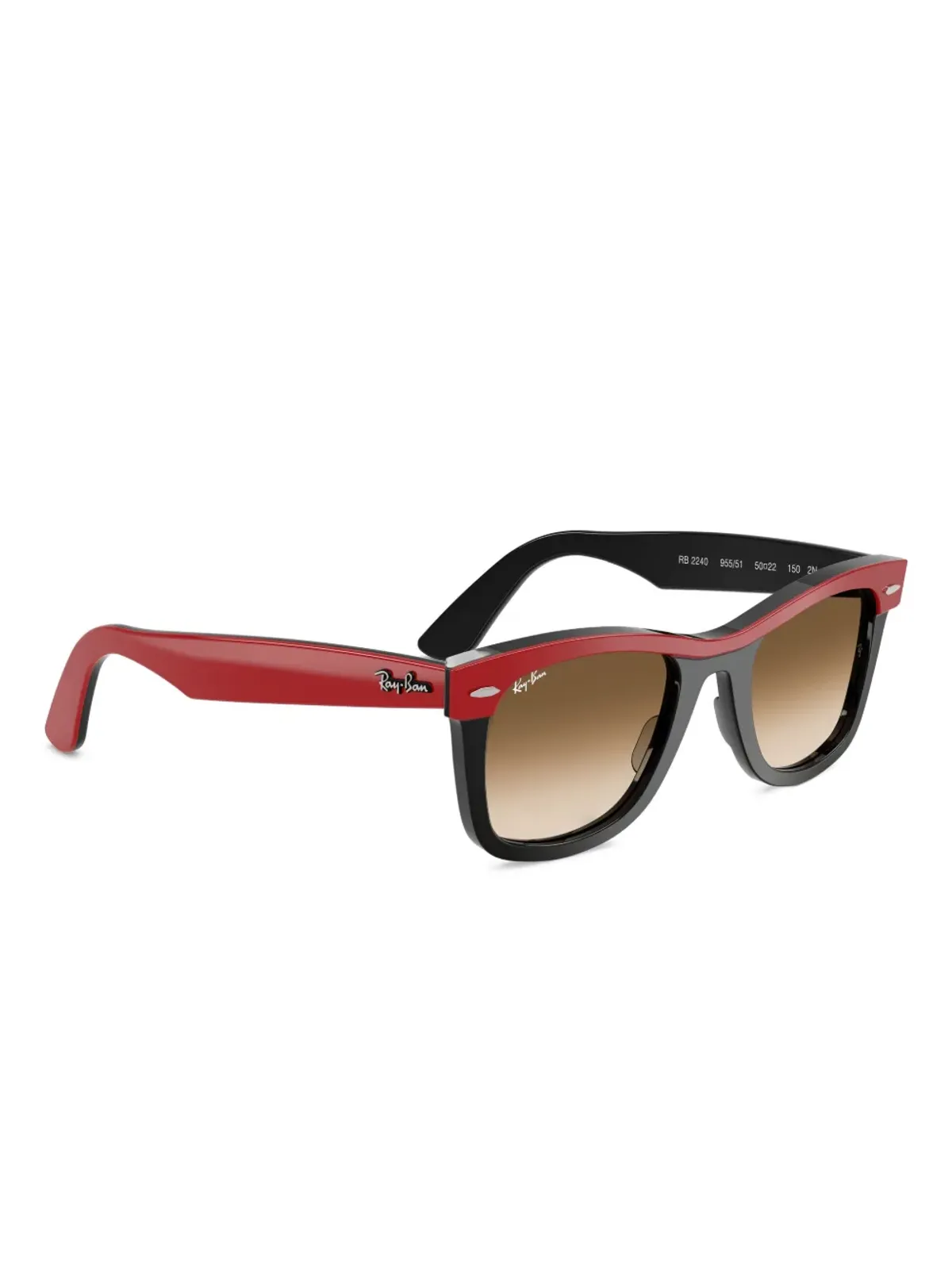 Ray-Ban リムディテール スクエアフレーム サングラス - ブラック - 画像3