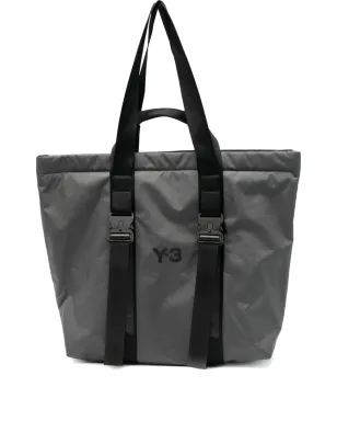 Y-3 ロゴ入りトートバッグ グレー - サムネイル1