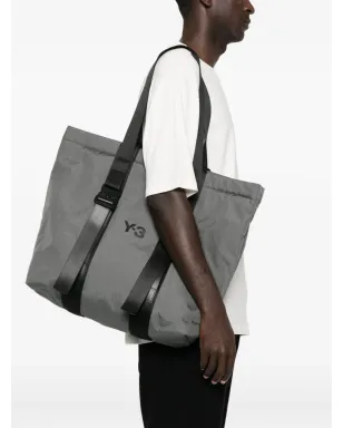 Y-3 ロゴ入りトートバッグ グレー - サムネイル2
