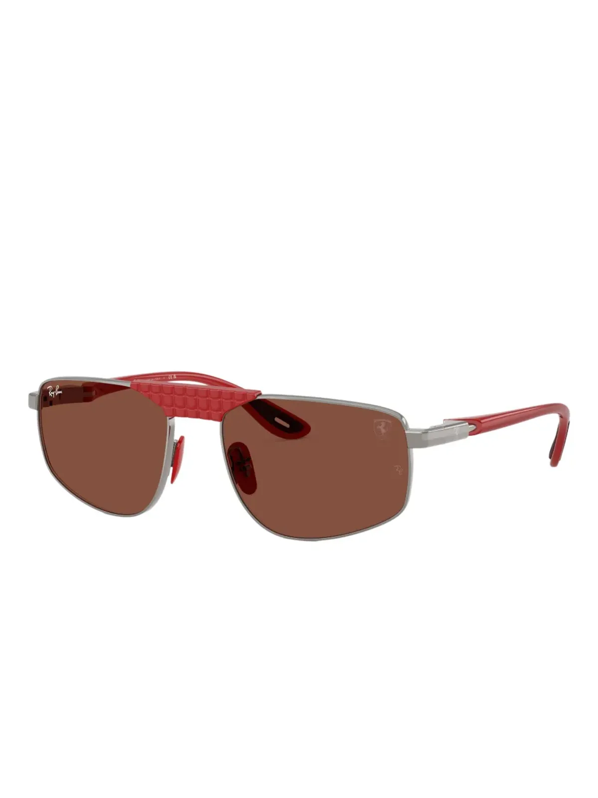 Ray-Ban テクスチャード ジオメトリック サングラス - 画像2