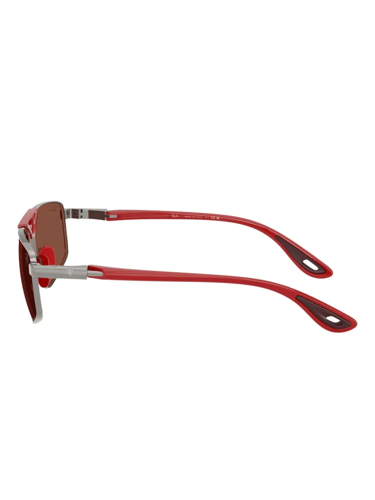 Ray-Ban テクスチャード ジオメトリック サングラス - 画像3