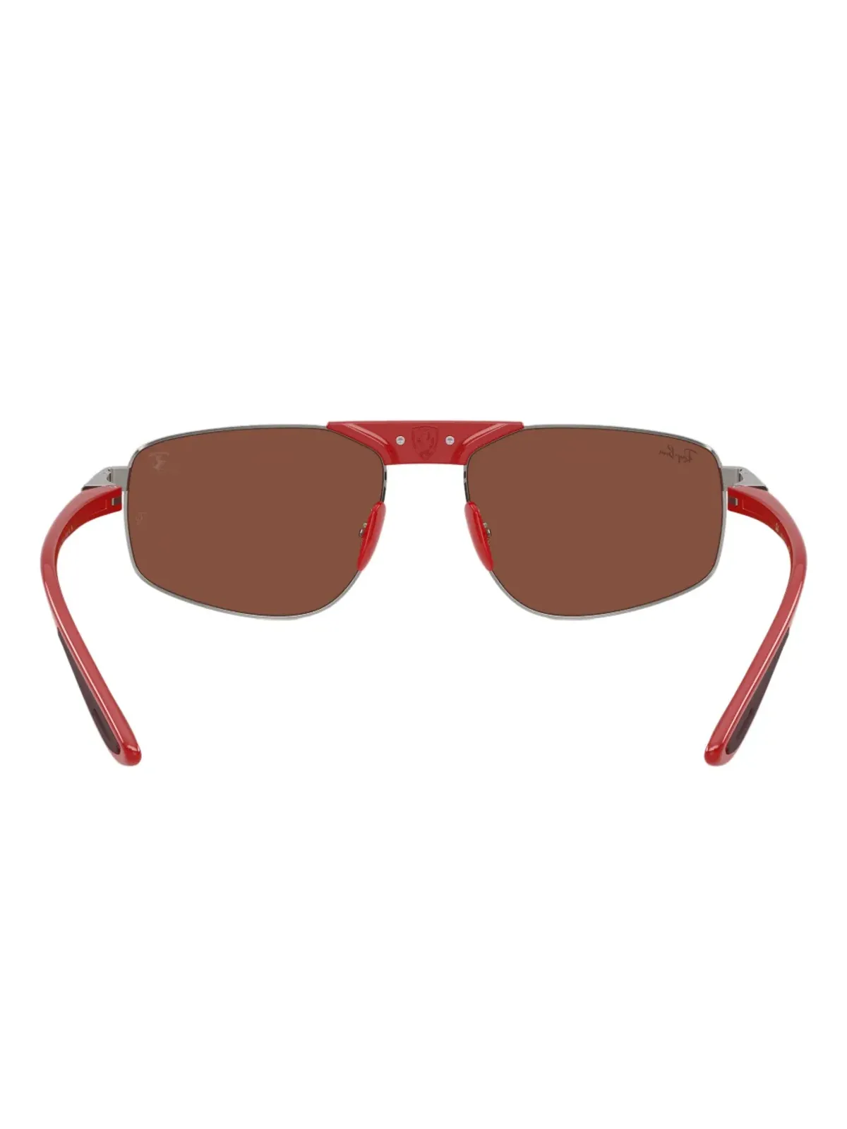 Ray-Ban テクスチャード ジオメトリック サングラス - 画像4