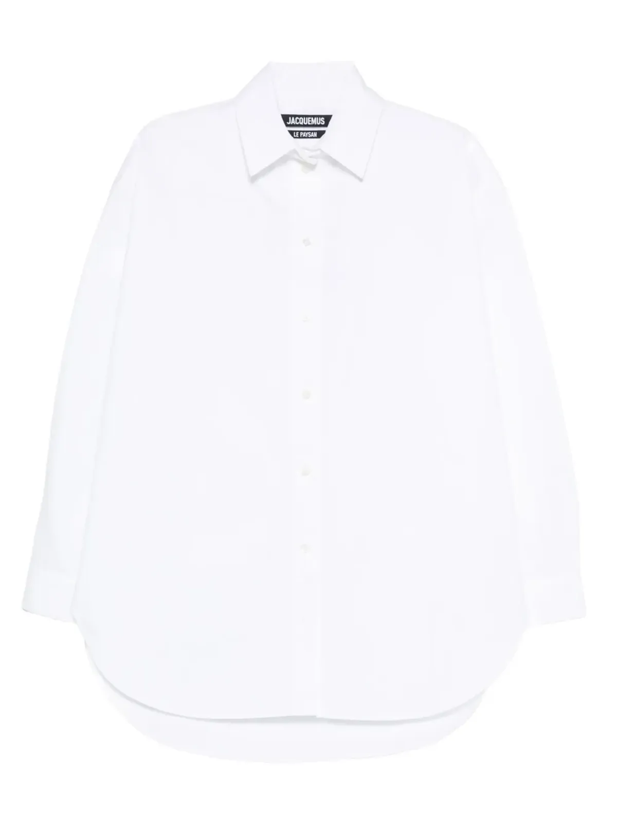 Jacquemus 長袖曲線ヘムシャツ - 画像1