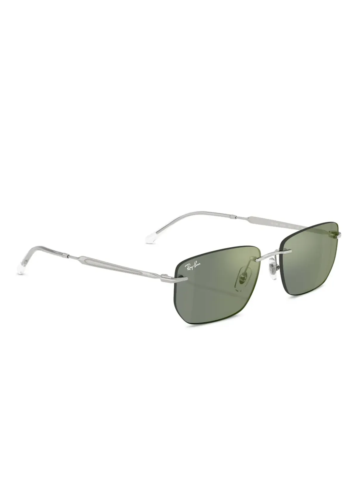 Ray-Ban スクエアフレーム・リムレス サングラス - 画像2