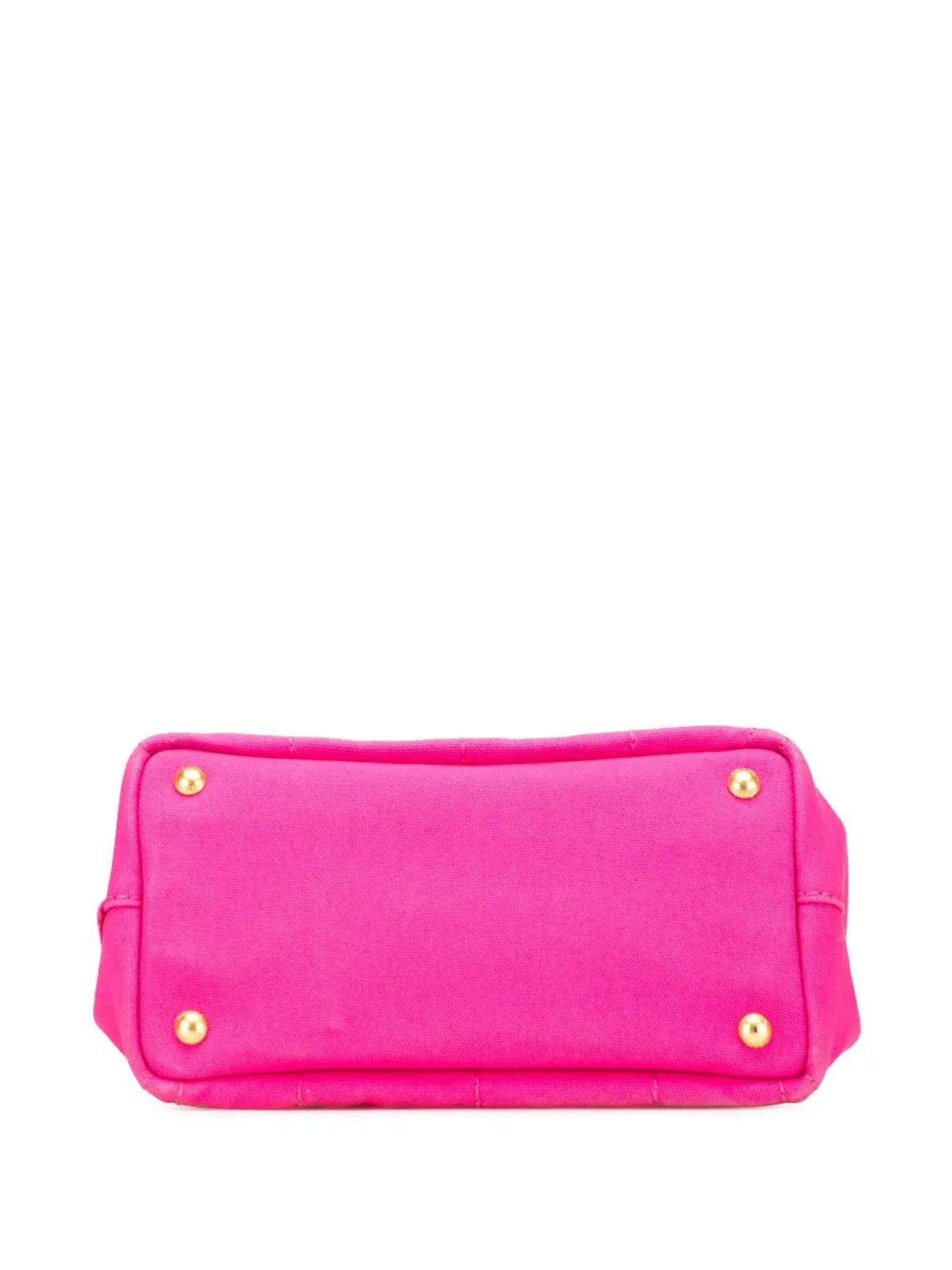 Prada Pre-Owned 小型キャンバス Canapa ロゴ サッチェル - 画像4