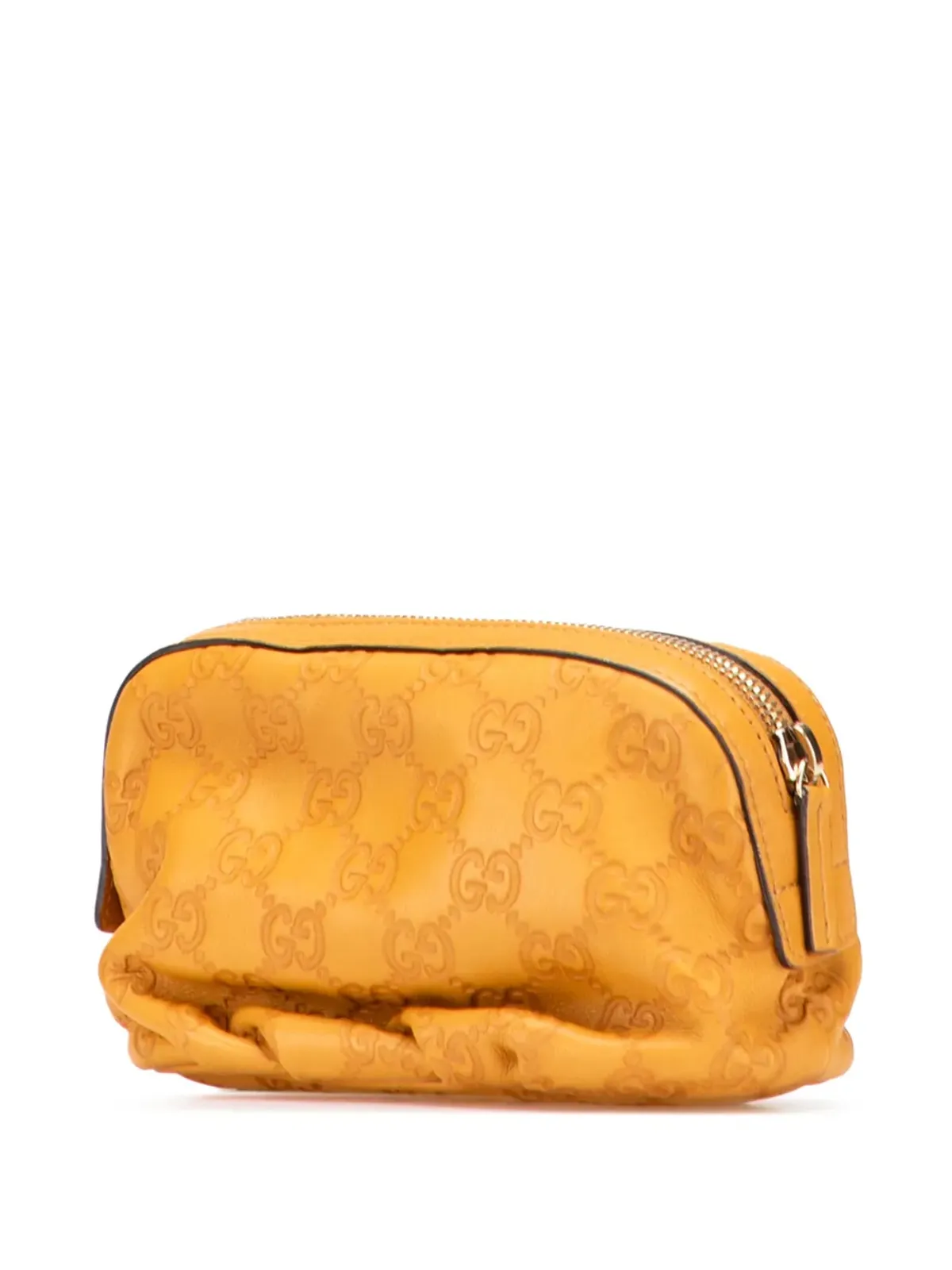 Gucci Pre-Owned Guccissima ポーチ - Yellow - 画像3