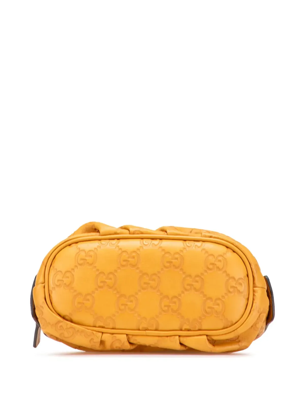 Gucci Pre-Owned Guccissima ポーチ - Yellow - 画像4