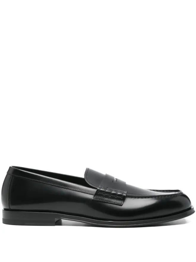 Henderson Baracco Henderson Baracco ペニーストラップ レザー ローファーの商品画像