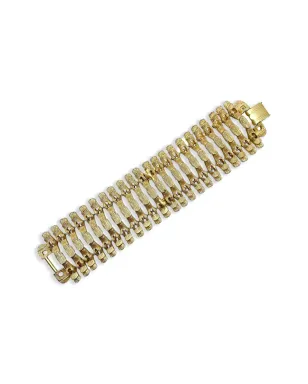 Jennifer Gibson Jewellery 1960年代 Cleopatra ゴールドプレート ネックレスとブレスレット セット - サムネイル2