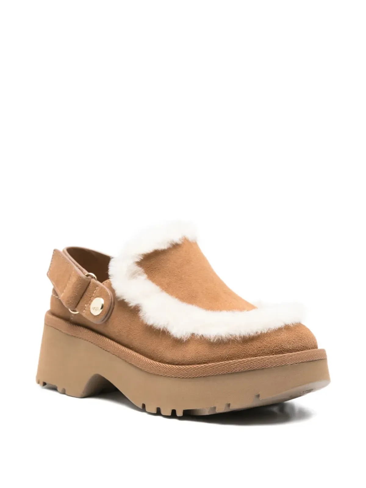 UGG Esmee ファー付きパンプス ブラウン - 画像2