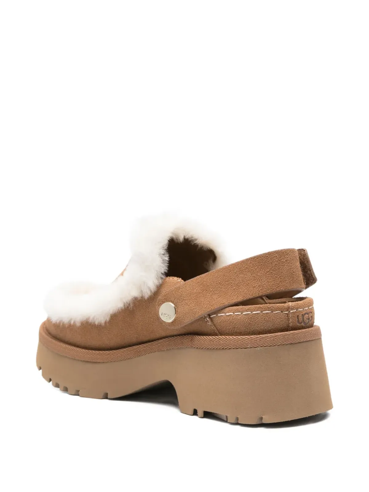 UGG Esmee ファー付きパンプス ブラウン - 画像3