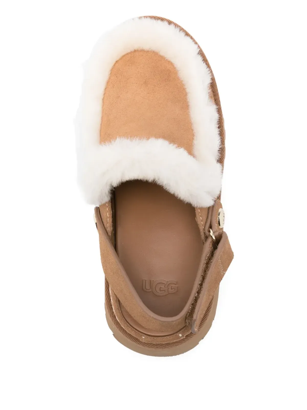 UGG Esmee ファー付きパンプス ブラウン - 画像4
