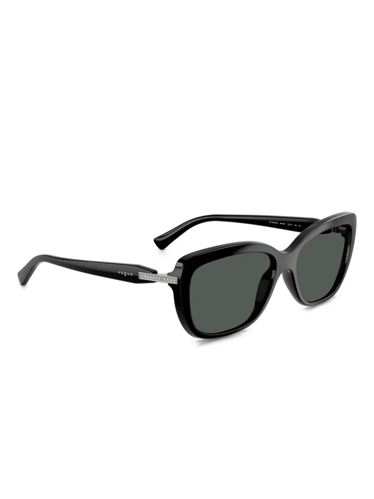 Vogue Eyewear ビジュー付きスクエアサングラス - 画像2