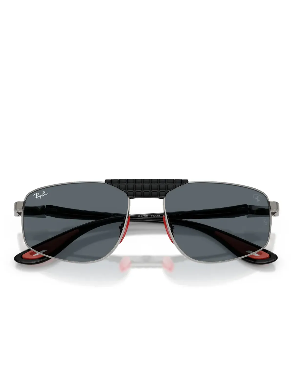 Ray-Ban 幾何学フレーム テクスチャード サングラス - 画像5