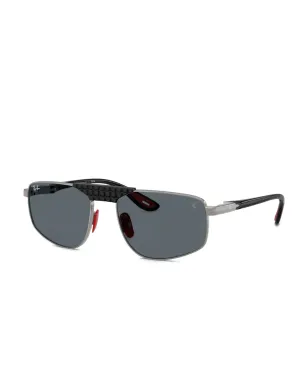 Ray-Ban 幾何学フレーム テクスチャード サングラス - サムネイル2