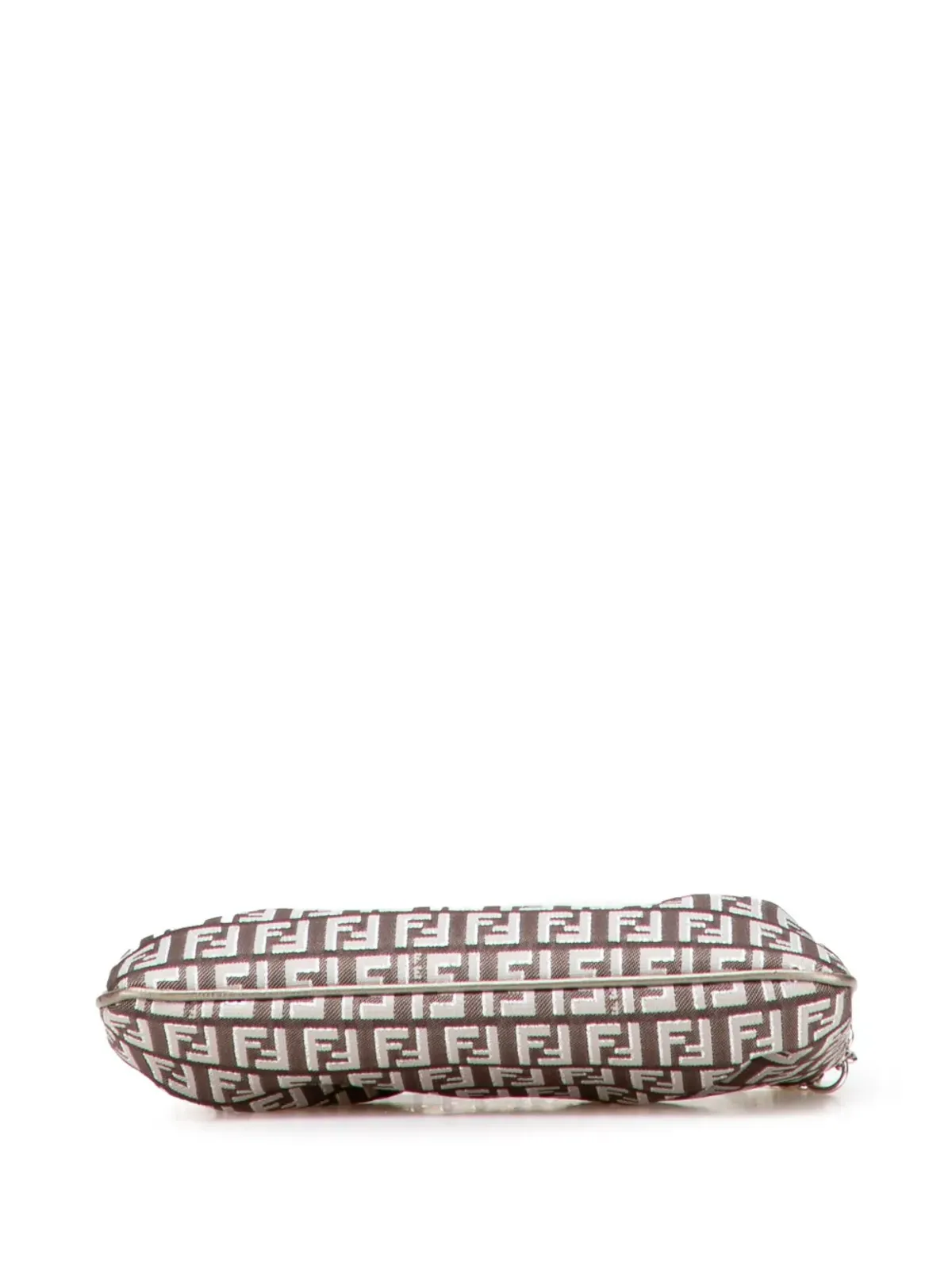 Fendi ビンテージ Zucchino キャンバス チェーン ポシェット ショルダーバッグ - ブラウン - 画像4