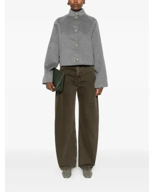 LouLou de Saison high-neck button-fastening jacket - サムネイル2