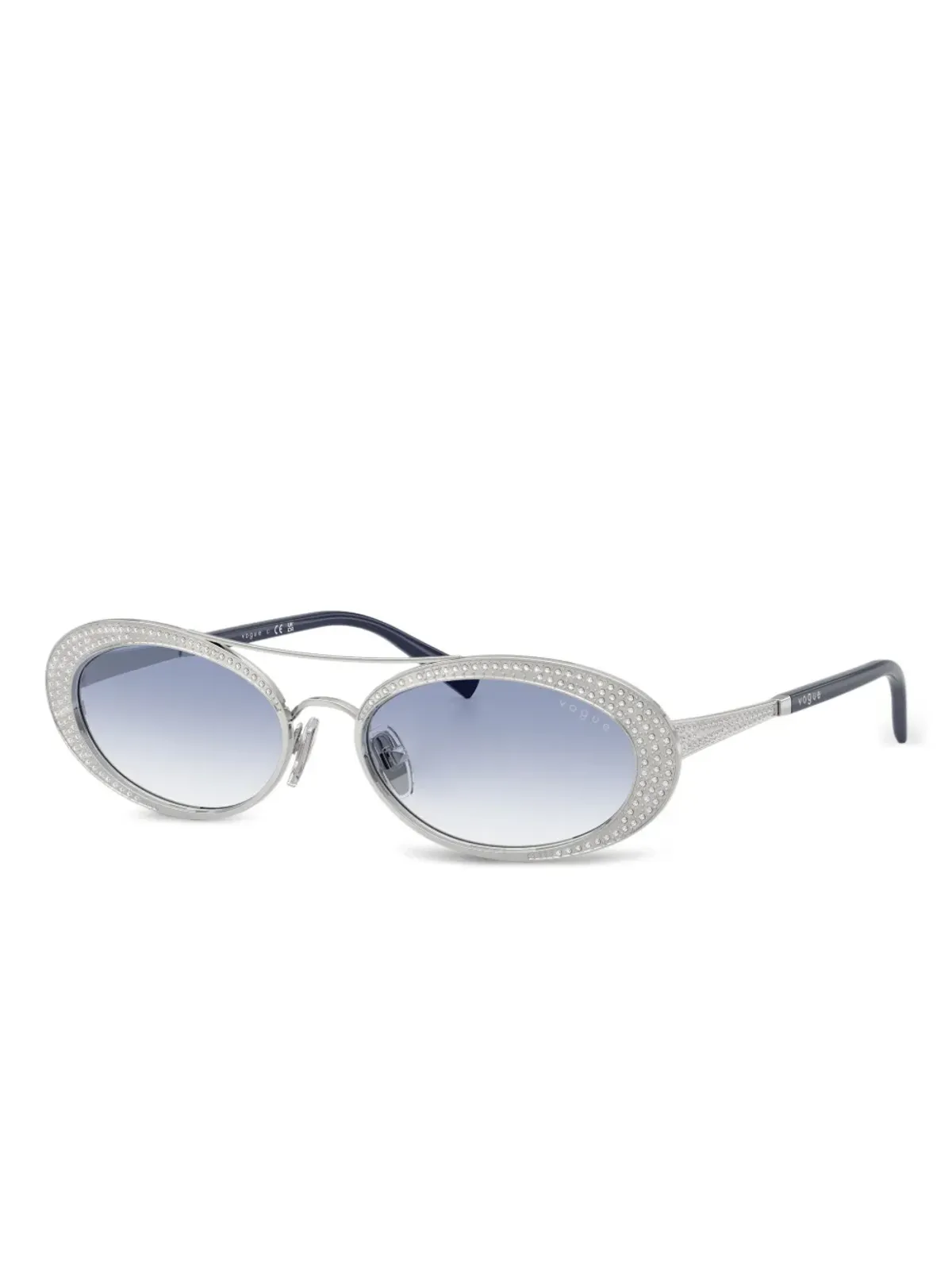 Vogue Eyewear エンベリッシュド オーバルフレーム サングラス - 画像2