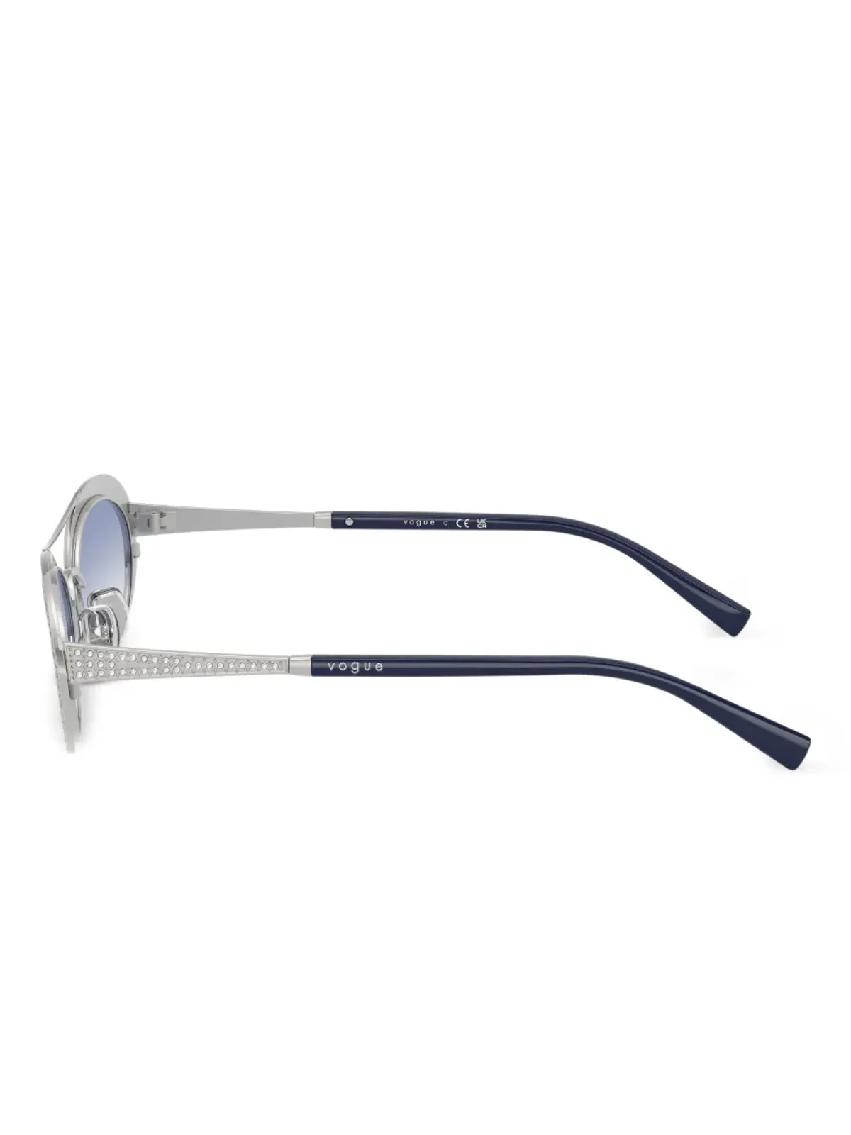 Vogue Eyewear エンベリッシュド オーバルフレーム サングラス - 画像3