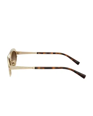 Vogue Eyewear クリスタル装飾オーバルフレームサングラス - サムネイル5