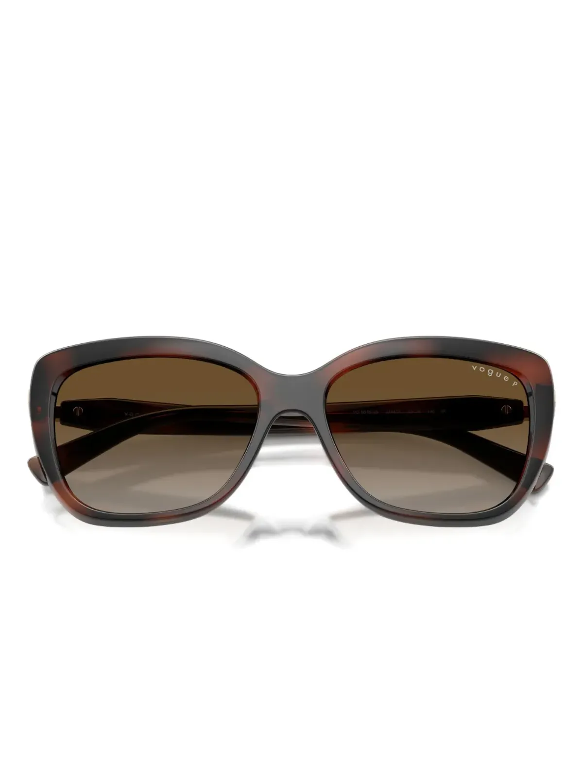Vogue Eyewear クリスタル装飾のキャットアイサングラス - 画像5