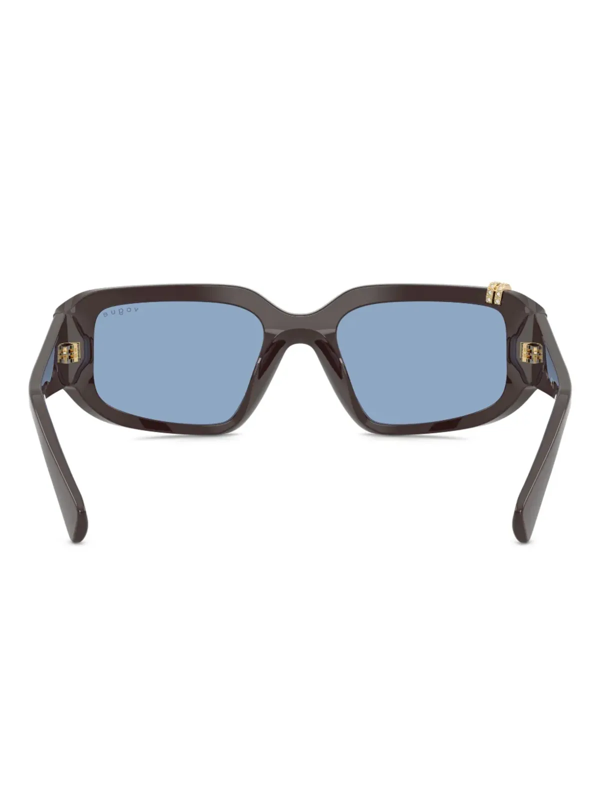 Vogue Eyewear 装飾的な幾何学模様のサングラス - 画像5