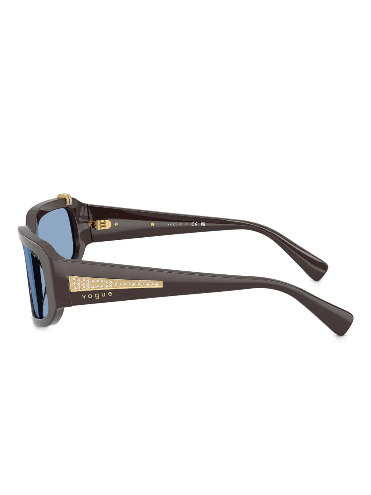 Vogue Eyewear 装飾的な幾何学模様のサングラス - 画像4