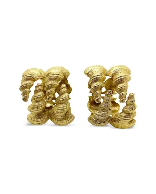 Jennifer Gibson Jewellery 1960s カドロ ステートメント ブレスレット（セット） - ゴールド - サムネイル1
