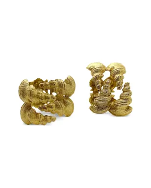 Jennifer Gibson Jewellery 1960s カドロ ステートメント ブレスレット（セット） - ゴールド - サムネイル3