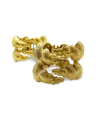 Jennifer Gibson Jewellery 1960s カドロ ステートメント ブレスレット（セット） - ゴールド - サムネイル4