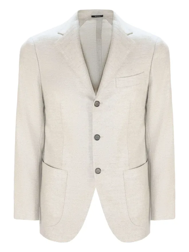SARTORIO NAPOLI SARTORIO NAPOLI ヘリンボーン シングルブレスト ブレザーの商品画像