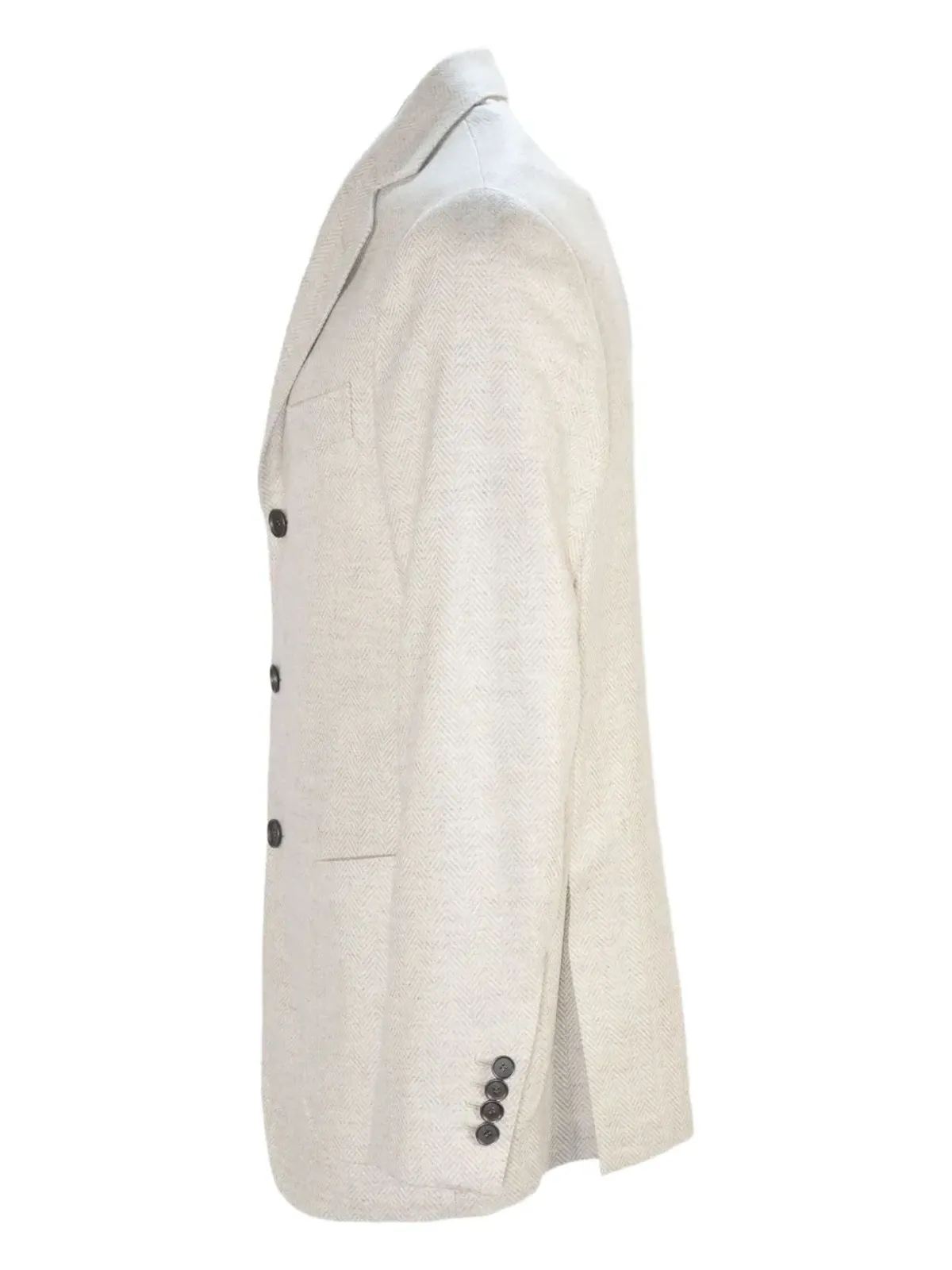 SARTORIO NAPOLI ヘリンボーン シングルブレスト ブレザー - 画像5
