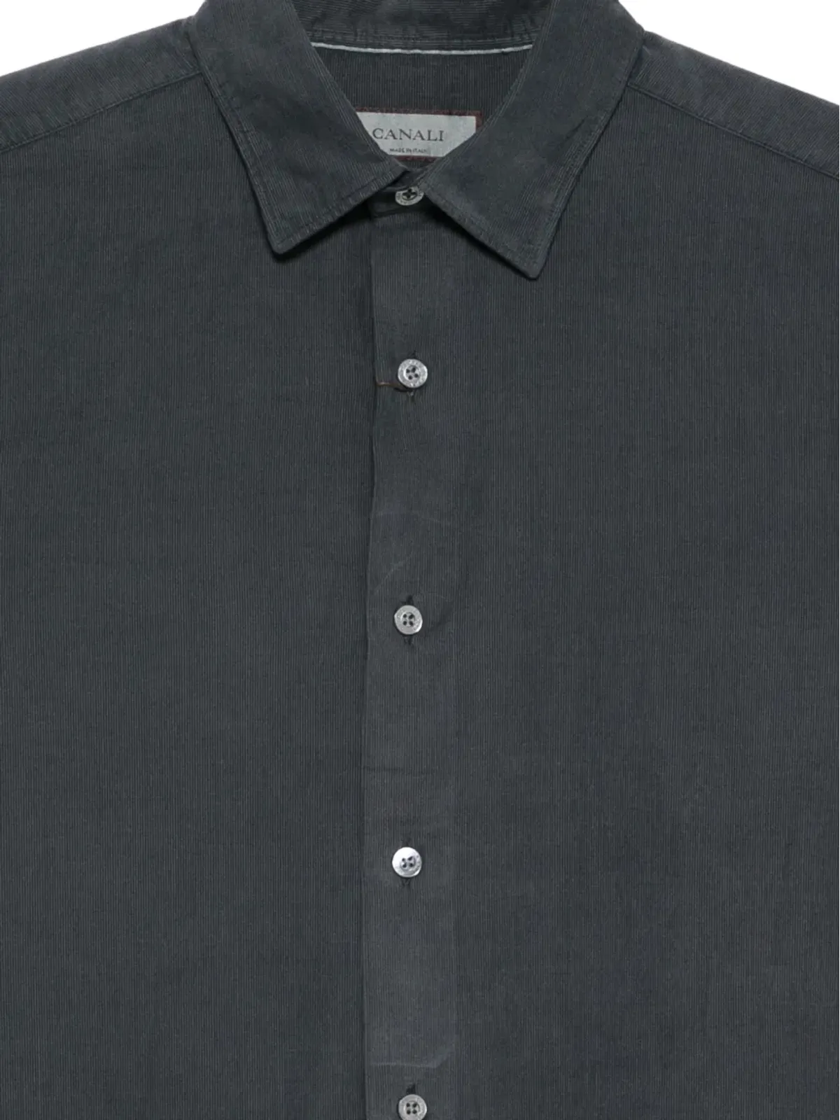 Canali 長袖ボタンダウンシャツ - 画像3