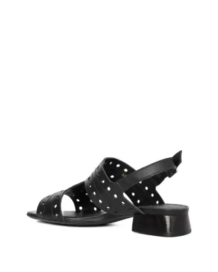 Studio Chofakian パンチドホールのスリングバックサンダル - サムネイル4