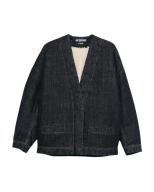 Jacquemus デニム・コントラストステッチ ジャケット - サムネイル1