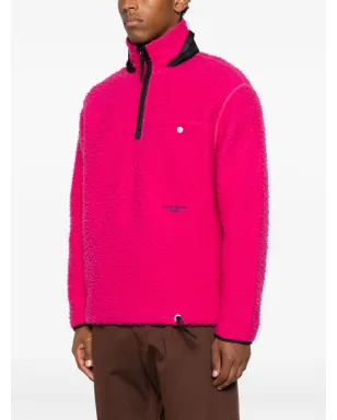 Stone Island ハーフジップ フリース スウェットシャツ - サムネイル3