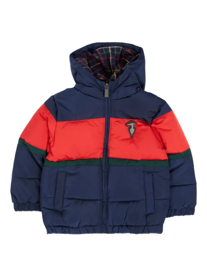 TRUSSARDI JUNIOR TRUSSARDI JUNIOR カラーブロック パッド入りジャケットの商品画像