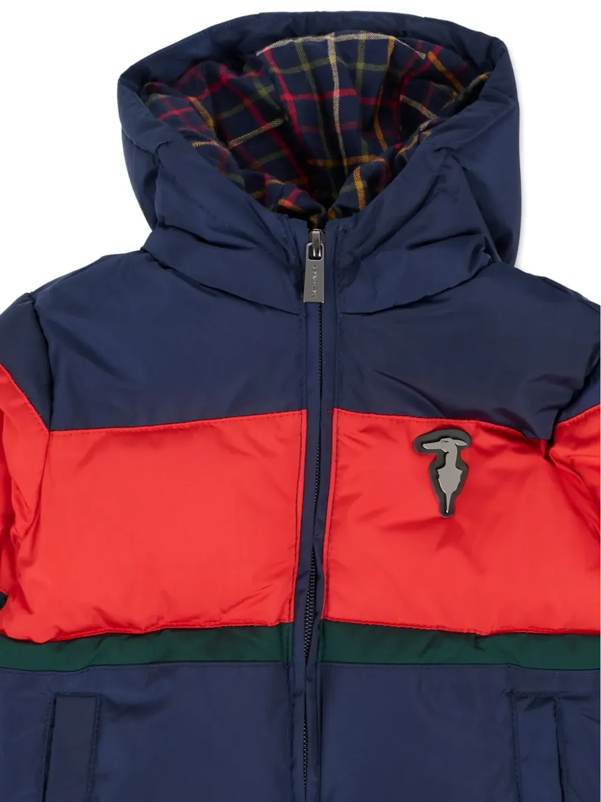 TRUSSARDI JUNIOR カラーブロック パッド入りジャケット - 画像3