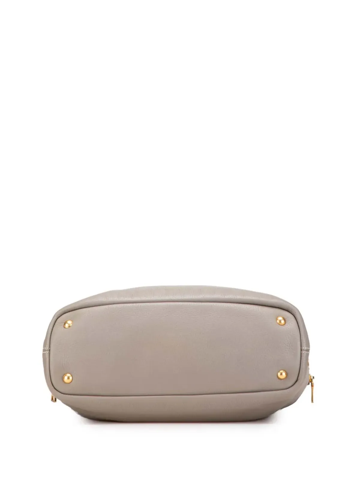 Prada Pre-Owned ヴィテロ ダイノ サイドジップ ショッパー トートバッグ - グレー - 画像4