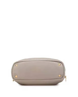 Prada Pre-Owned ヴィテロ ダイノ サイドジップ ショッパー トートバッグ - グレー - サムネイル4