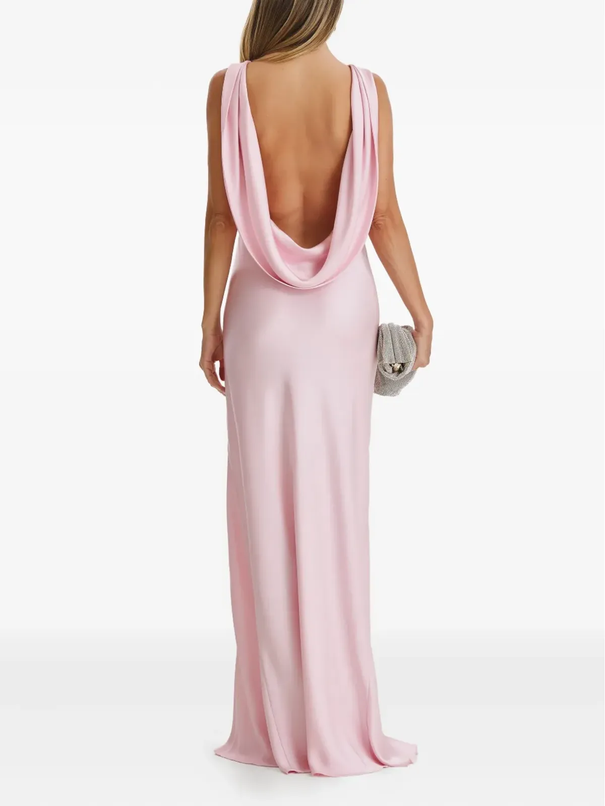 IL VOLO Daria cowl-back slip dress - 画像4