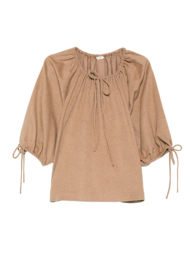 By Malene Birger By Malene Birger タイネックパフスリーブトップの商品画像