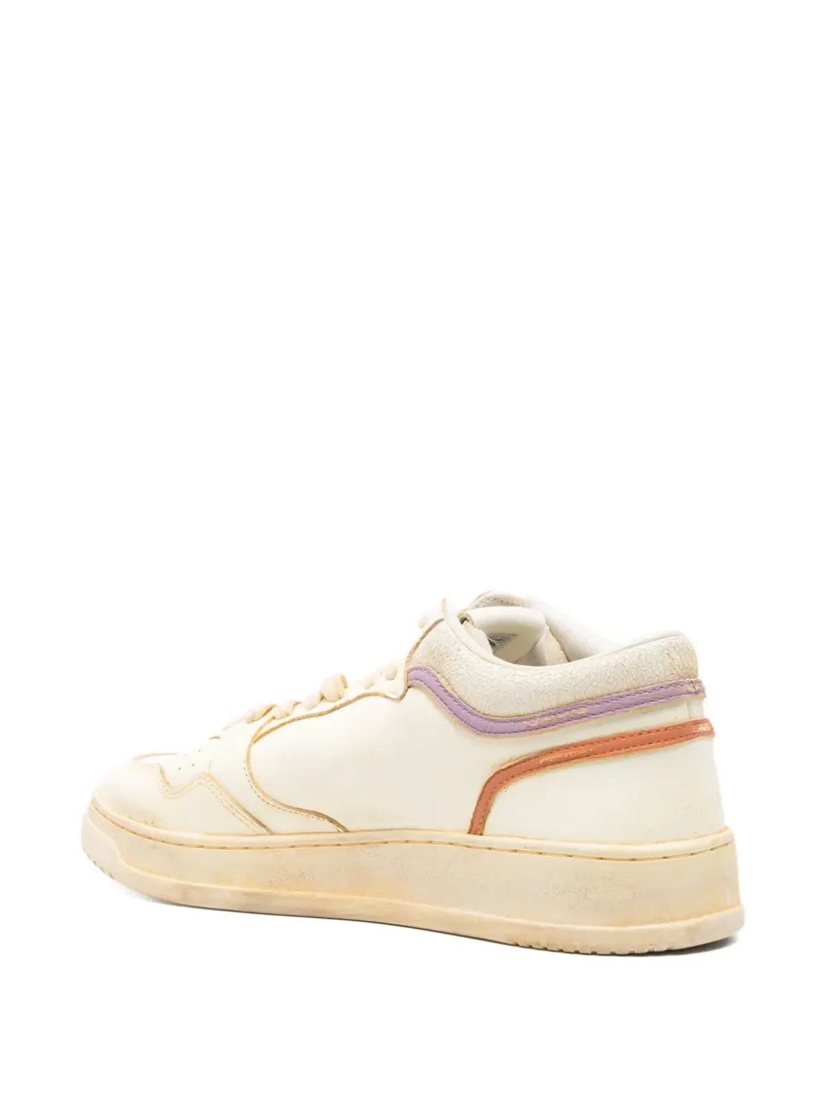 Autry Med-Way leather sneakers - White - 画像3