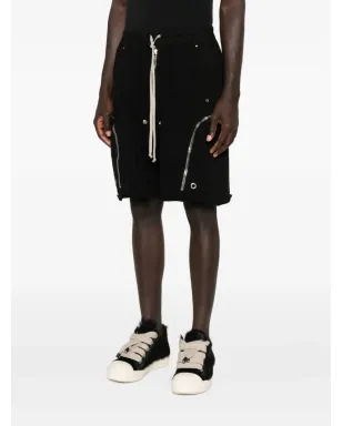 Rick Owens DRKSHDW ジップポケット付きドローコード ショーツ - サムネイル3
