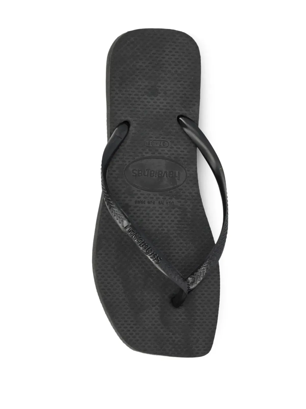Havaianas スクエアトゥ フリップフロップ - ブラック - 画像4